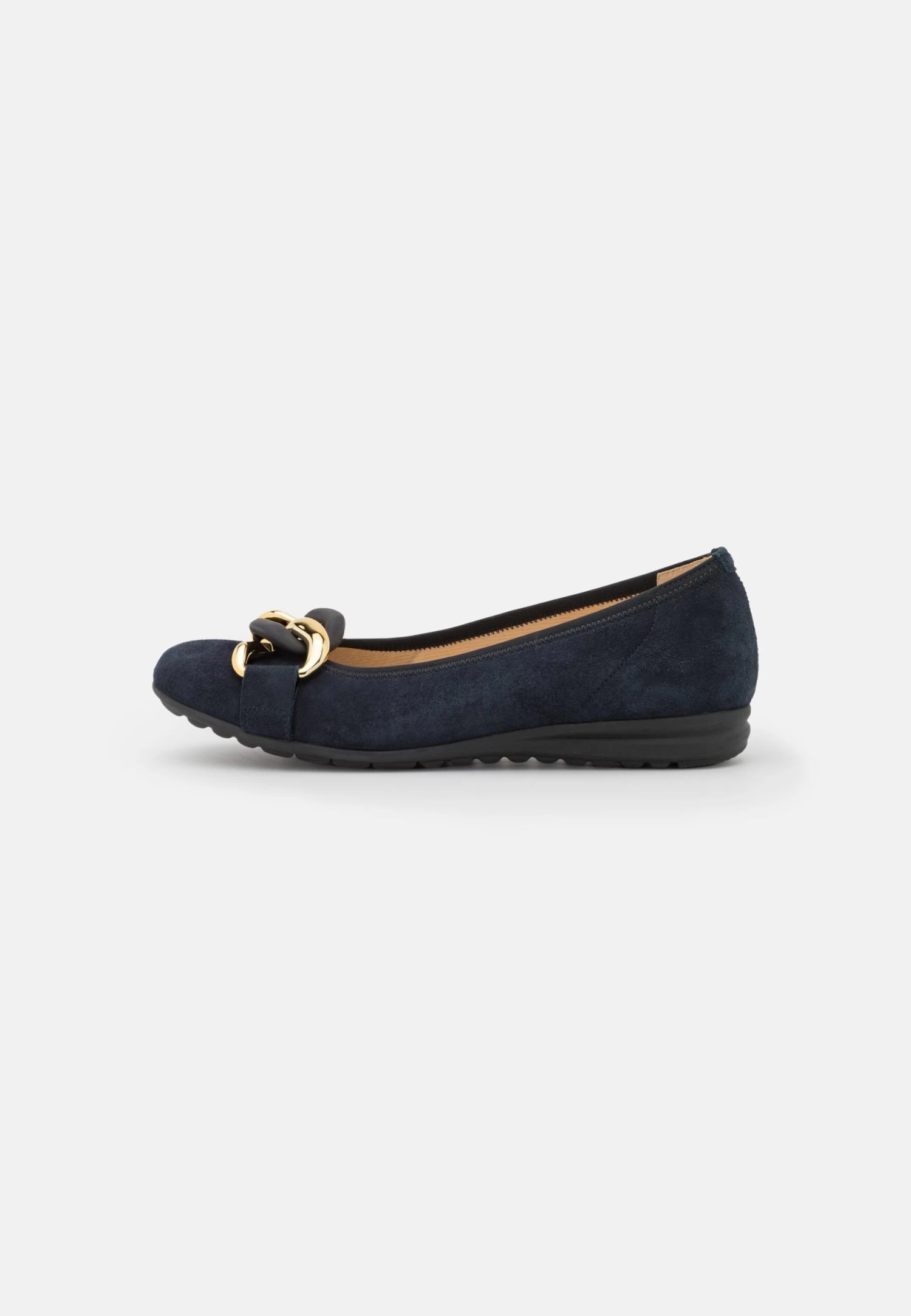Gabor Comfort Ballerina'S - Dark Blue/Uni Gold 3 Gabor Comfort Ballerina'S - Dark Blue/Uni Gold - Afbeelding 2
