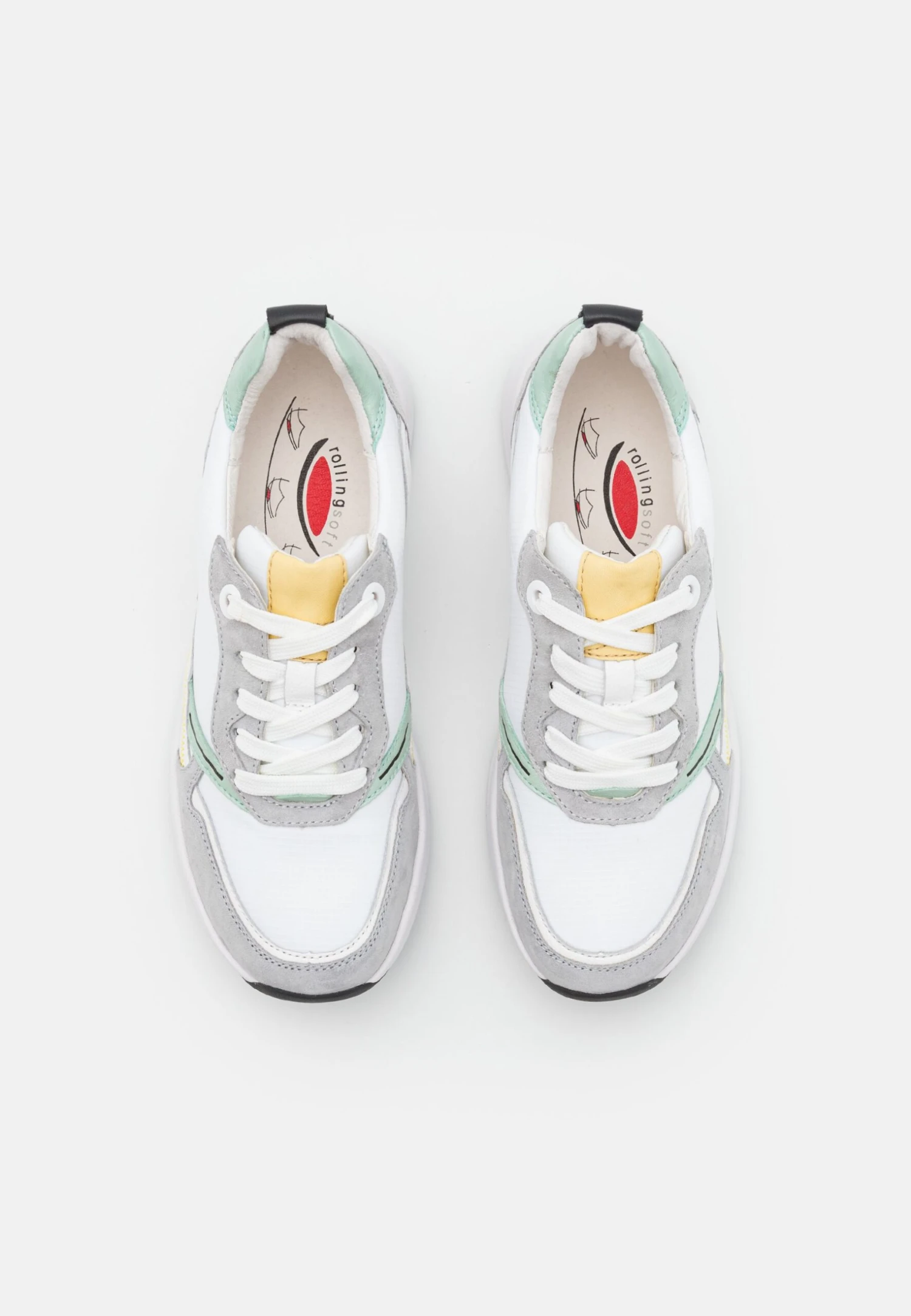 Gabor Comfort Sneakers Laag - Weiss/Light Grey Kombi 8 Gabor Comfort Sneakers Laag - Weiss/Light Grey Kombi - Afbeelding 6