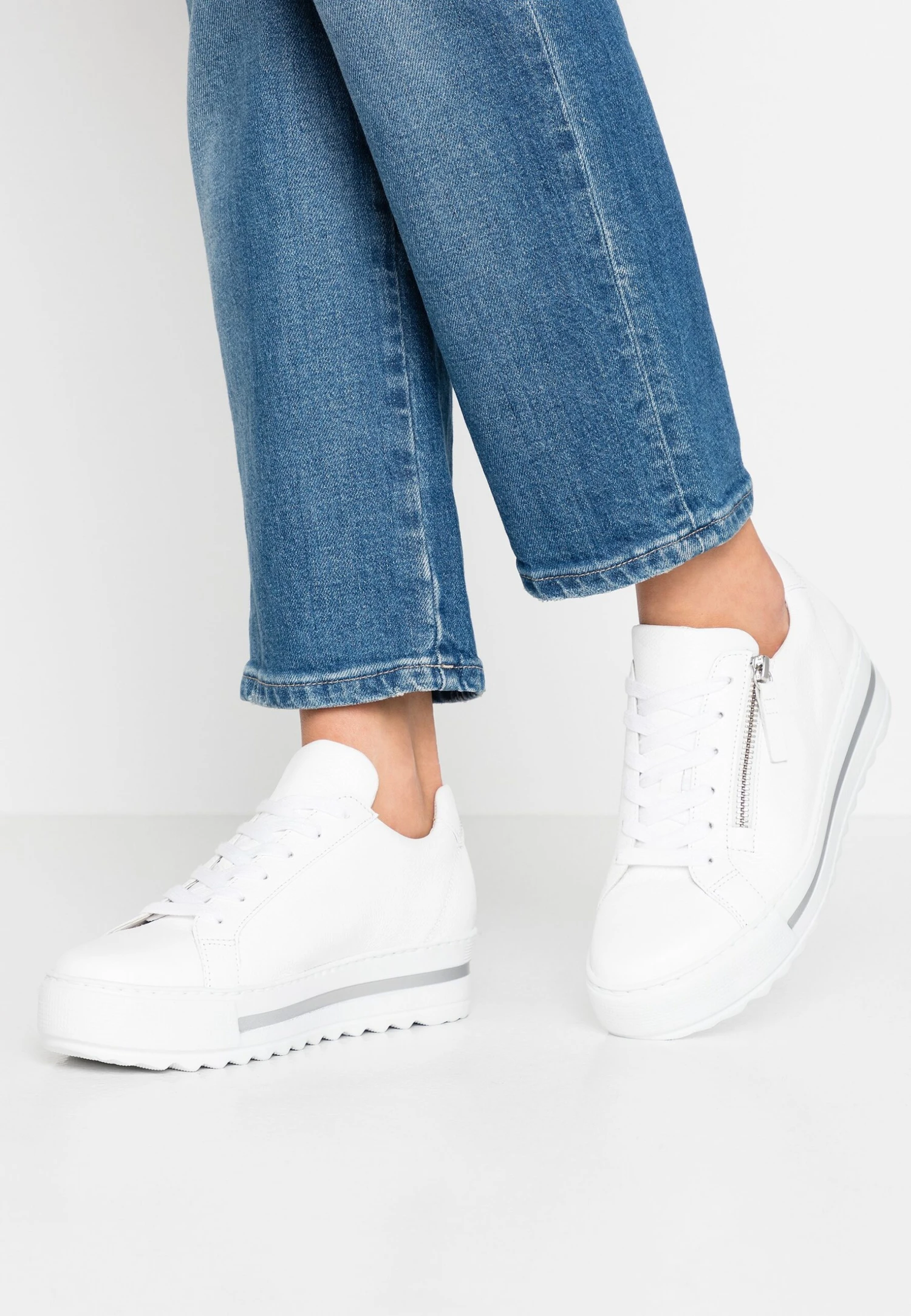 Gabor Comfort Sneakers Laag - Weiß 3 Gabor Comfort Sneakers Laag - Weiß