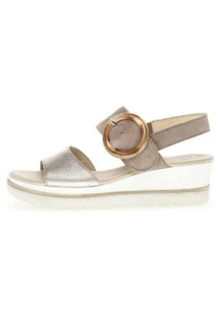 Gabor Comfort Comfort- Sandalen Met Plateauzool - Beige