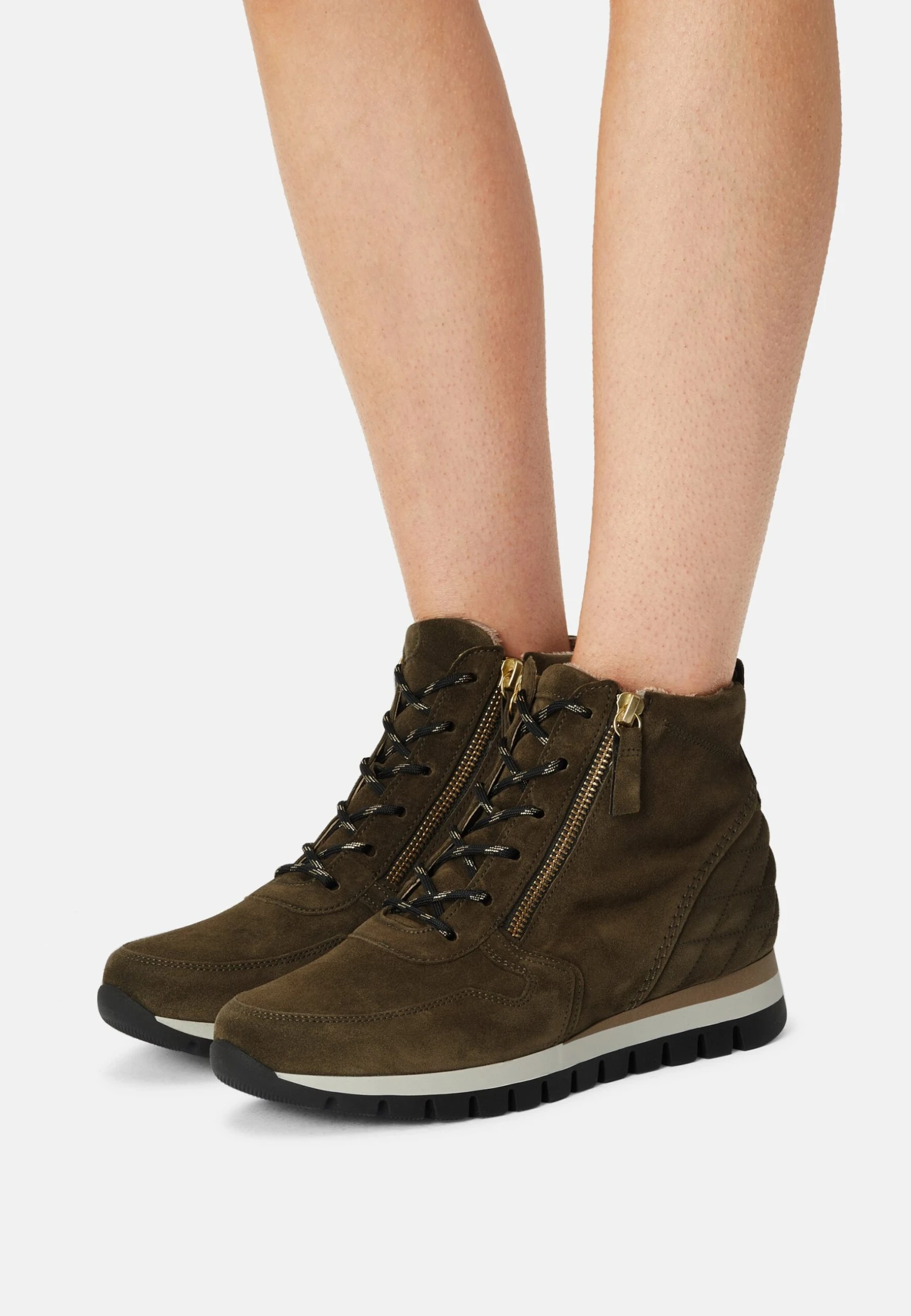 Gabor Comfort Veterboots - Oliv/Gold 3 Gabor Comfort Veterboots - Oliv/Gold