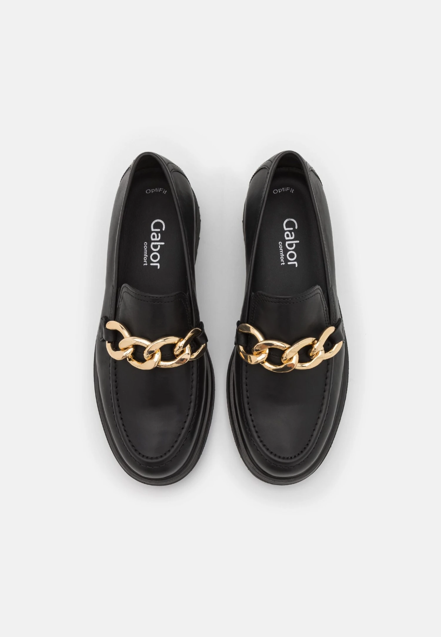 Gabor Comfort Instappers - Schwarz/Gold 8 Gabor Comfort Instappers - Schwarz/Gold - Afbeelding 6