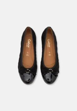 Gabor Comfort Ballerina'S - Schwarz/Gold -Gabor Comfort Verkoopwinkel 606b32a8835b4c09af3783bcb30d055d