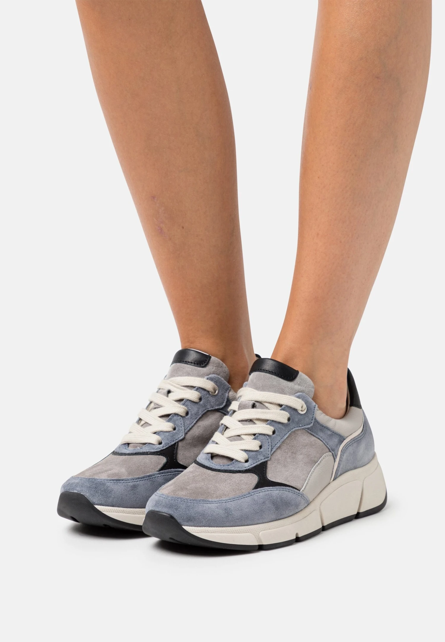 Gabor Comfort Sneakers Laag - Grau/Shark/Schwarz 3 Gabor Comfort Sneakers Laag - Grau/Shark/Schwarz