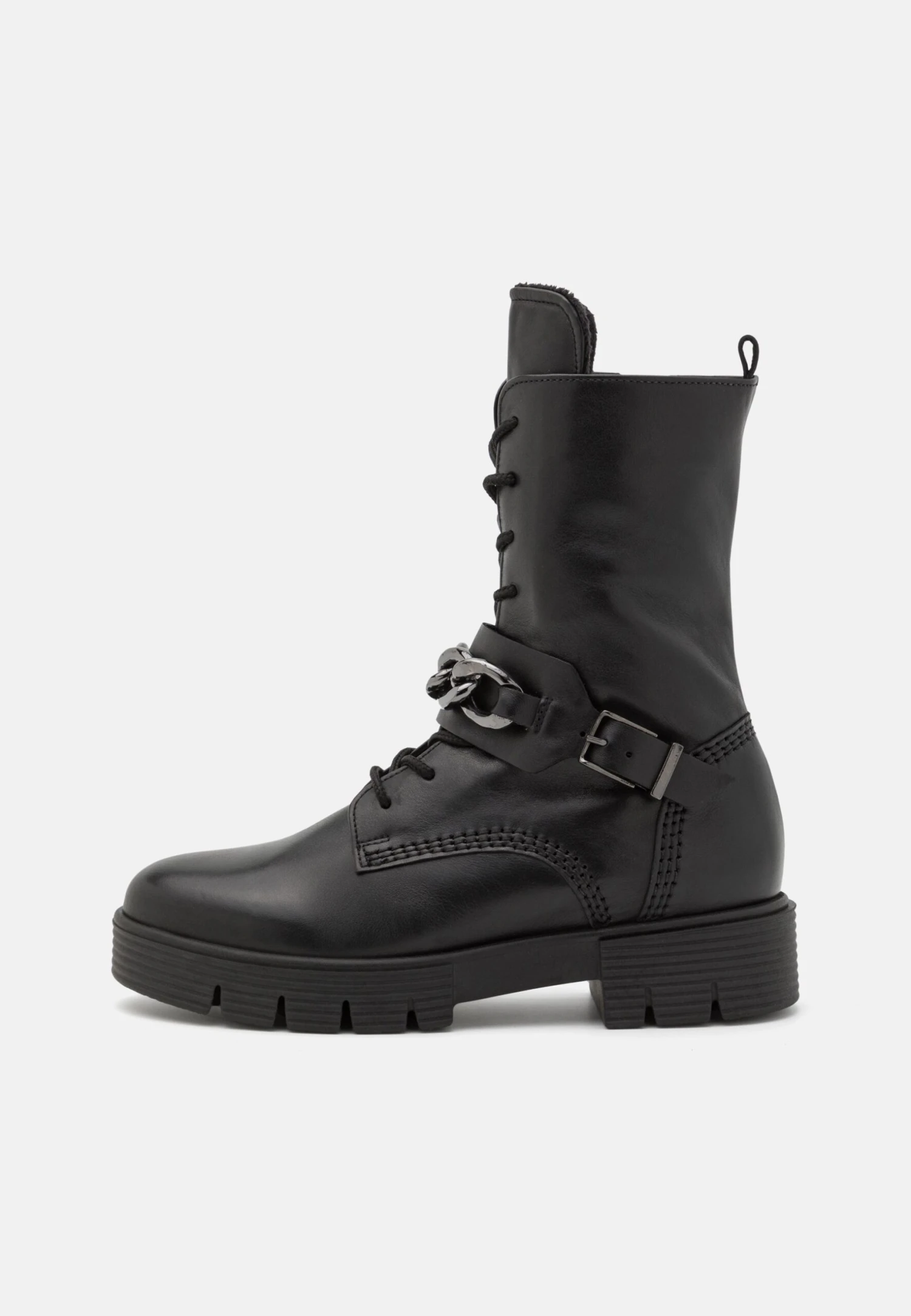 Gabor Comfort Enkellaarsjes Met Plateauzool - Schwarz 4 Gabor Comfort Enkellaarsjes Met Plateauzool - Schwarz - Afbeelding 2