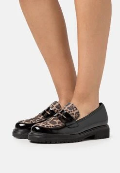 Gabor Comfort Instappers - Black/Savanna