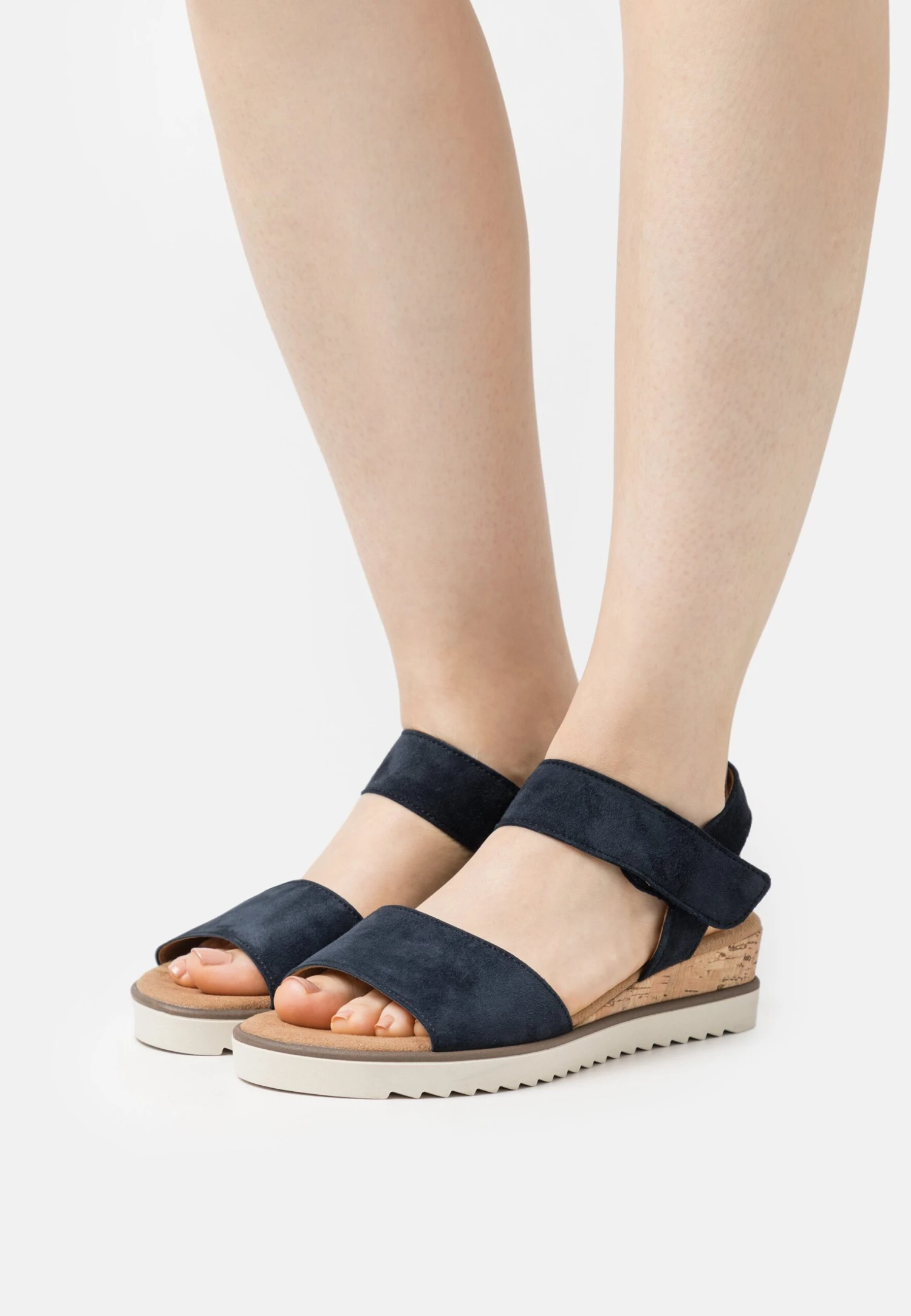 Gabor Comfort Sandalen Met Sleehak - Dark Blue 3 Gabor Comfort Sandalen Met Sleehak - Dark Blue