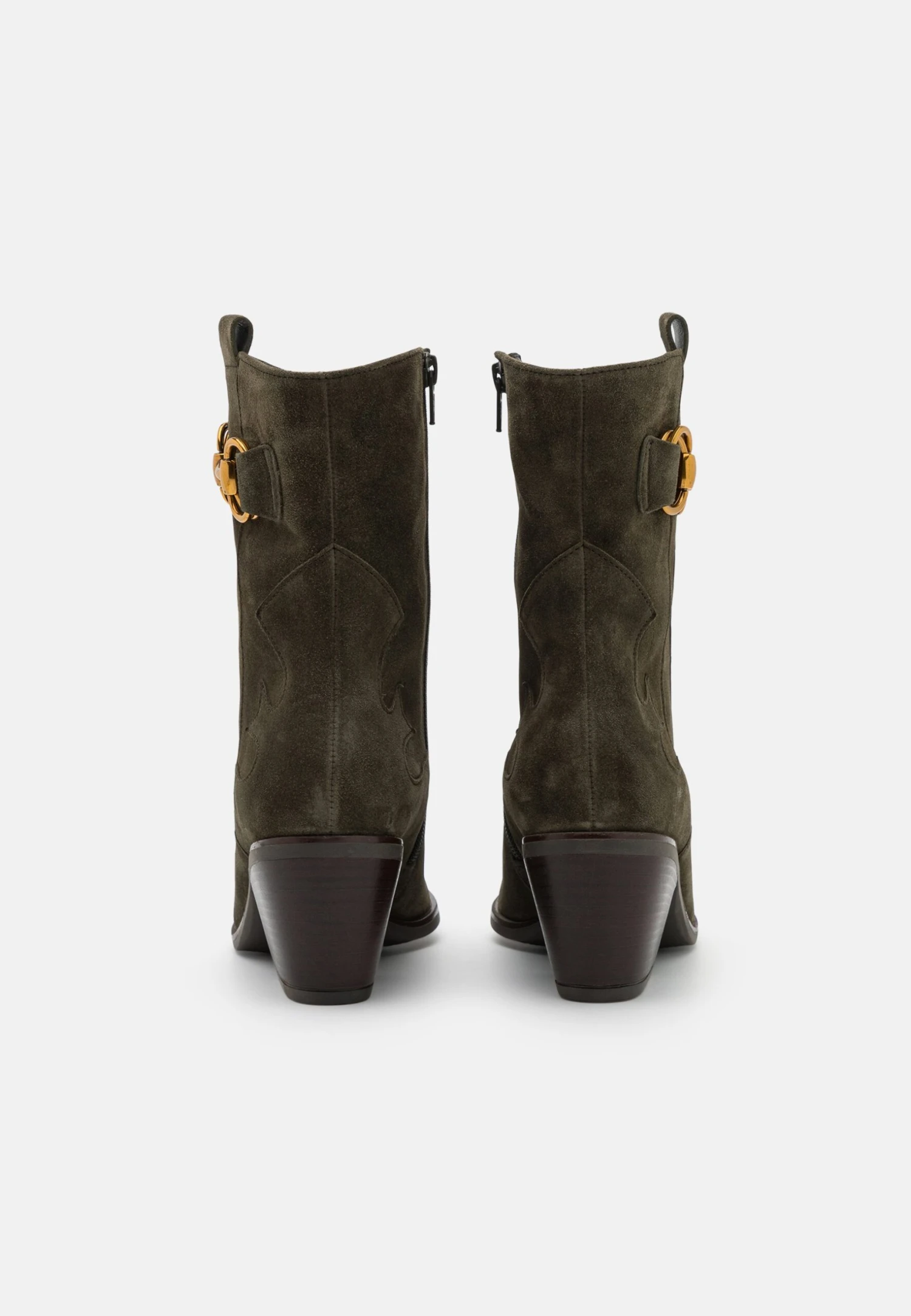 Gabor Comfort Cowboy-/Bikerlaarsjes - Bosco/Dark Gold 6 Gabor Comfort Cowboy-/Bikerlaarsjes - Bosco/Dark Gold - Afbeelding 4