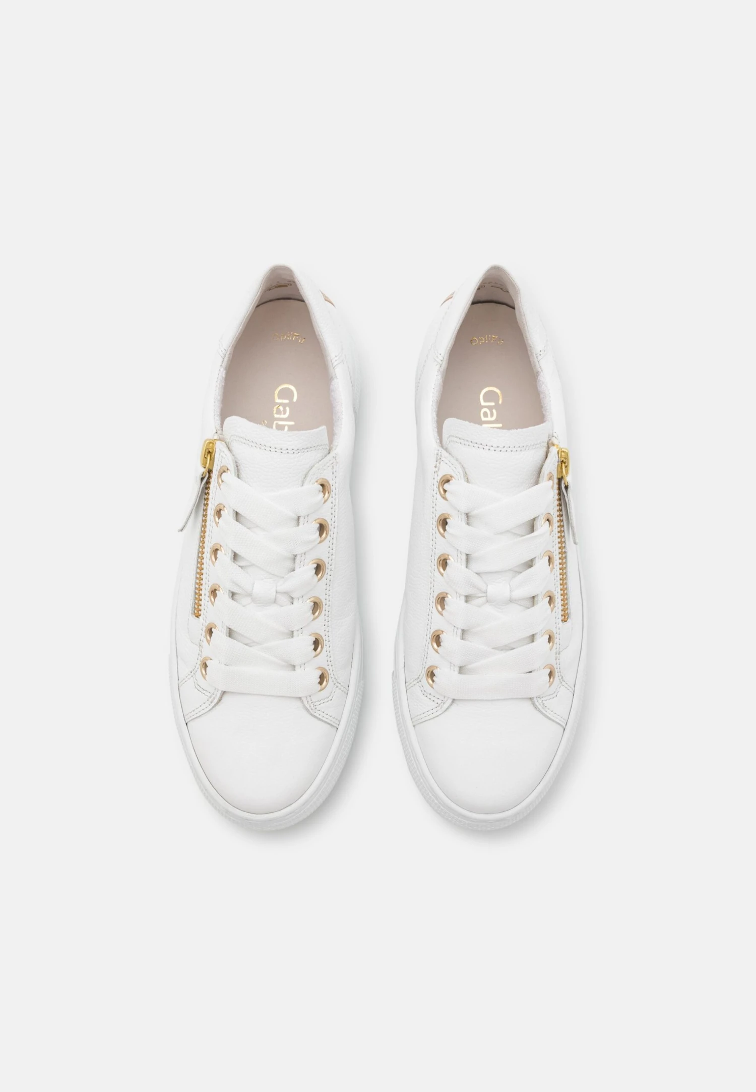 Gabor Comfort Sneakers Laag - Weiss/Platino/Gold 8 Gabor Comfort Sneakers Laag - Weiss/Platino/Gold - Afbeelding 6
