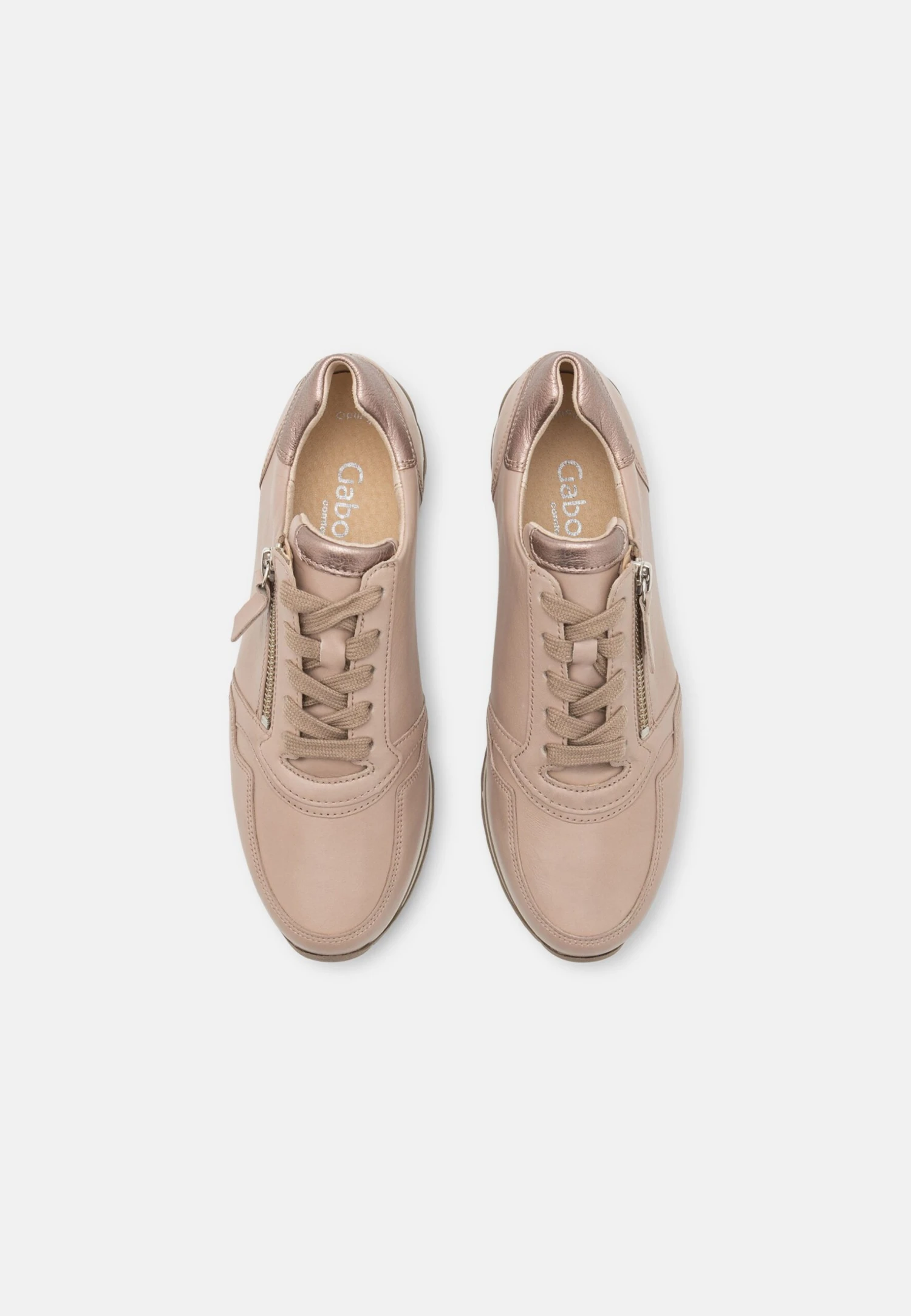 Gabor Comfort Sneakers Laag - Lino/Dark Rose 8 Gabor Comfort Sneakers Laag - Lino/Dark Rose - Afbeelding 6