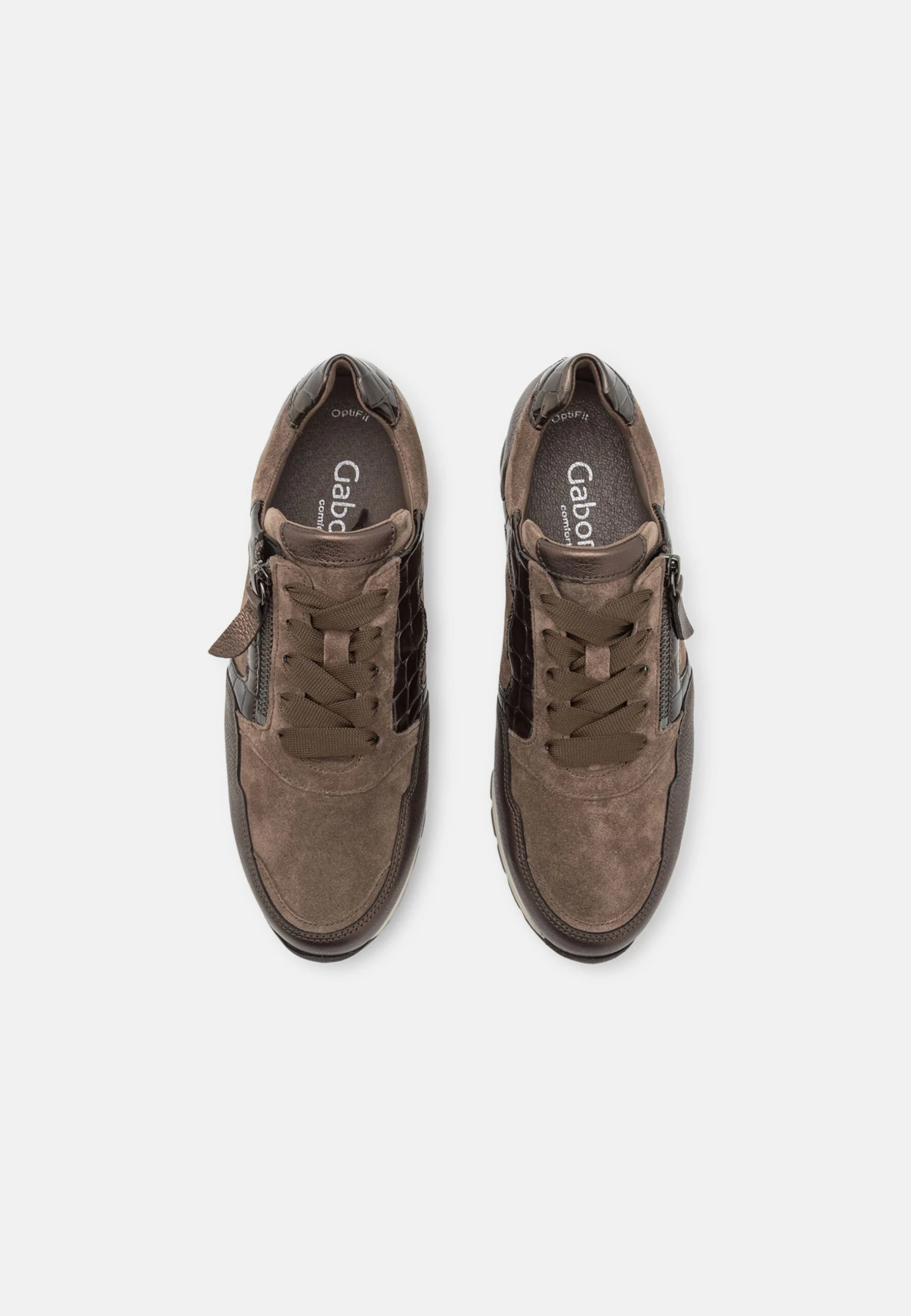 Gabor Comfort Sneakers Laag - Mohair/Smog 8 Gabor Comfort Sneakers Laag - Mohair/Smog - Afbeelding 6