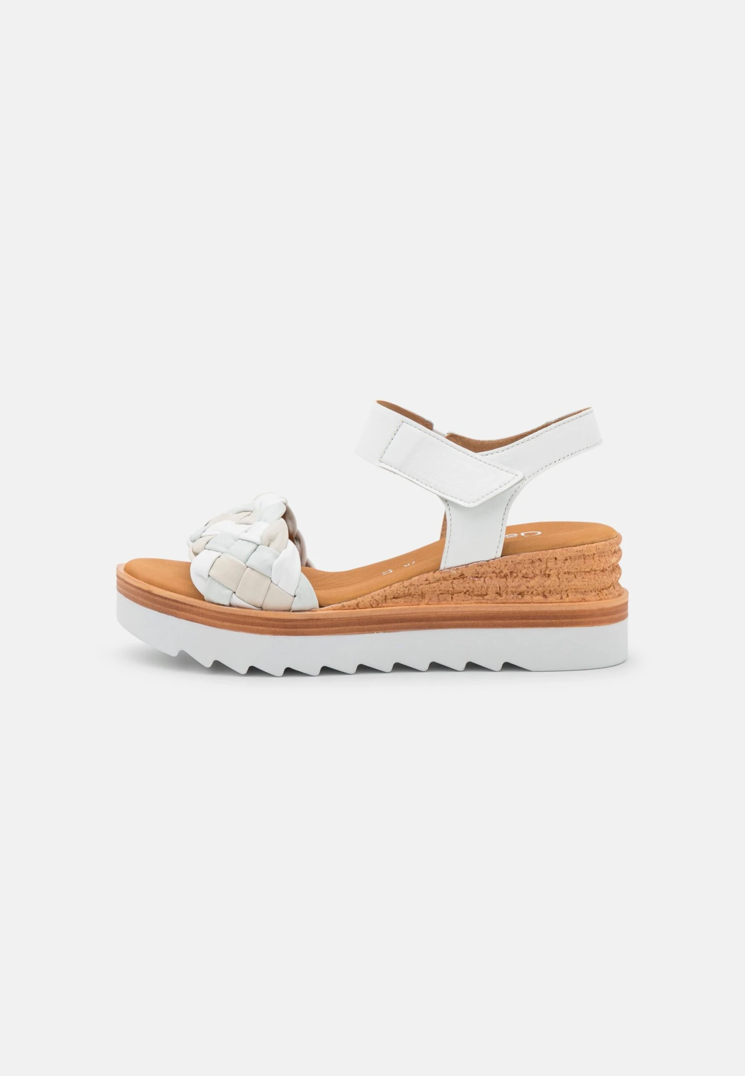 Gabor Comfort Sandalen Met Plateauzool - Bianco/Light Mint/Crem 4 Gabor Comfort Sandalen Met Plateauzool - Bianco/Light Mint/Crem - Afbeelding 2