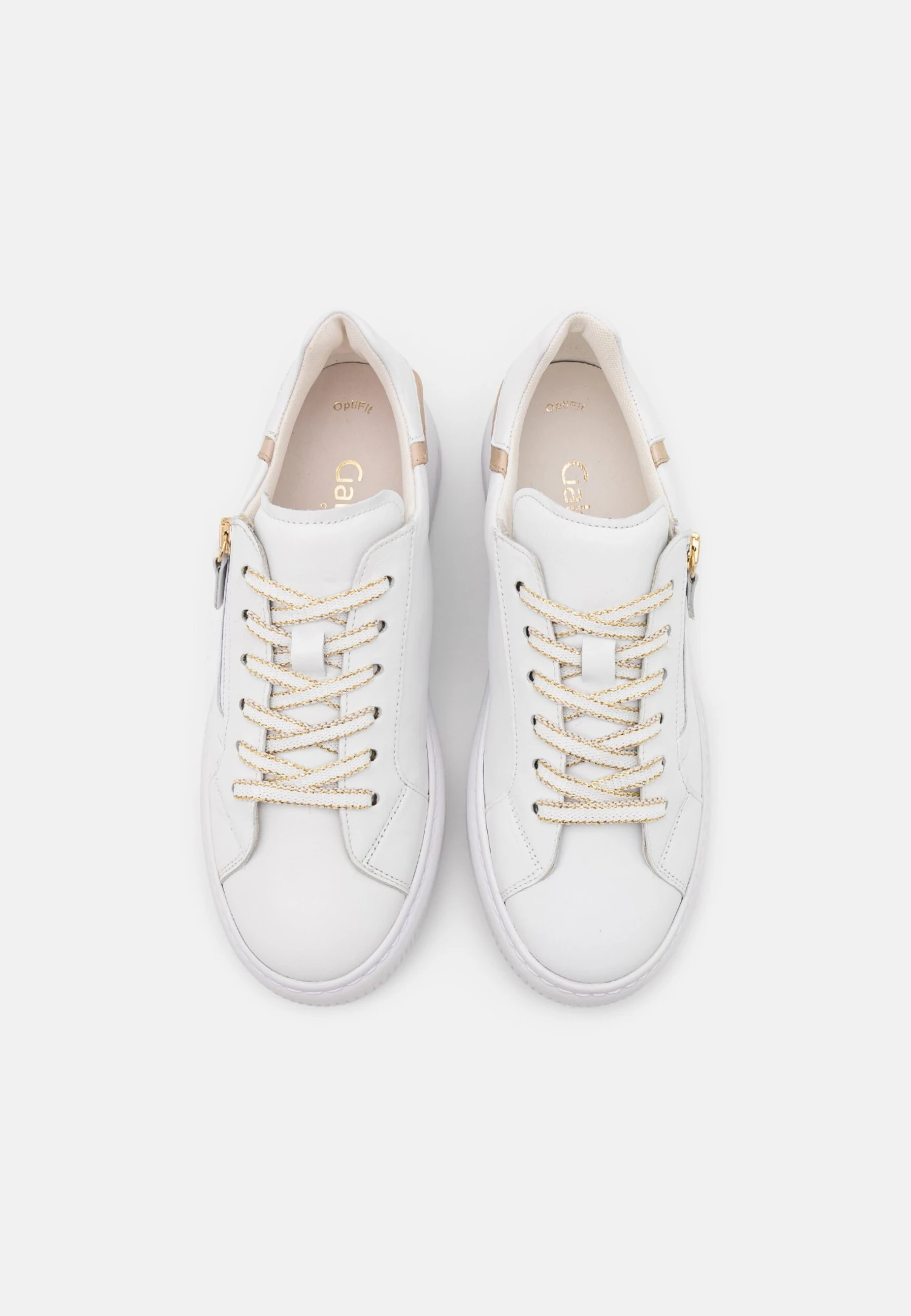 Gabor Comfort Sneakers Laag - Weiß/Platino 8 Gabor Comfort Sneakers Laag - Weiß/Platino - Afbeelding 6