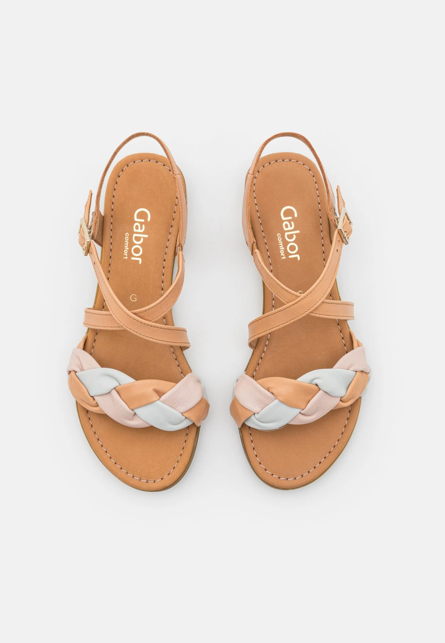 Gabor Comfort Sandalen - Peanut/Pastel 8 Gabor Comfort Sandalen - Peanut/Pastel - Afbeelding 6