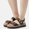 Gabor Comfort Sandalen Met Plateauzool - Schwarz/Gold 1 Gabor Comfort Sandalen Met Plateauzool - Schwarz/Gold -Gabor Comfort Verkoopwinkel bf8356c3894e4ac88513c90e28f22467