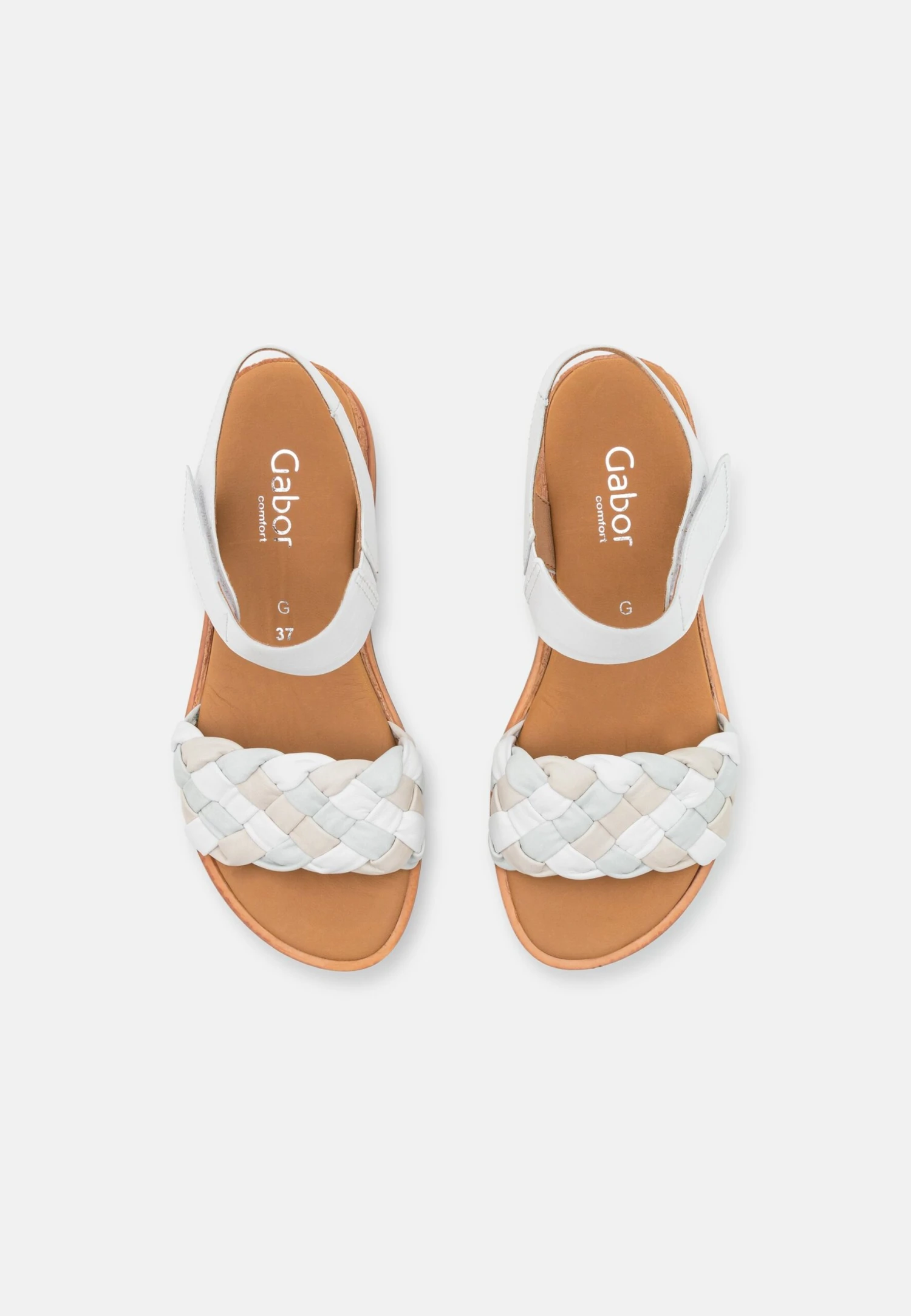 Gabor Comfort Sandalen Met Plateauzool - Bianco/Light Mint/Crem 8 Gabor Comfort Sandalen Met Plateauzool - Bianco/Light Mint/Crem - Afbeelding 6