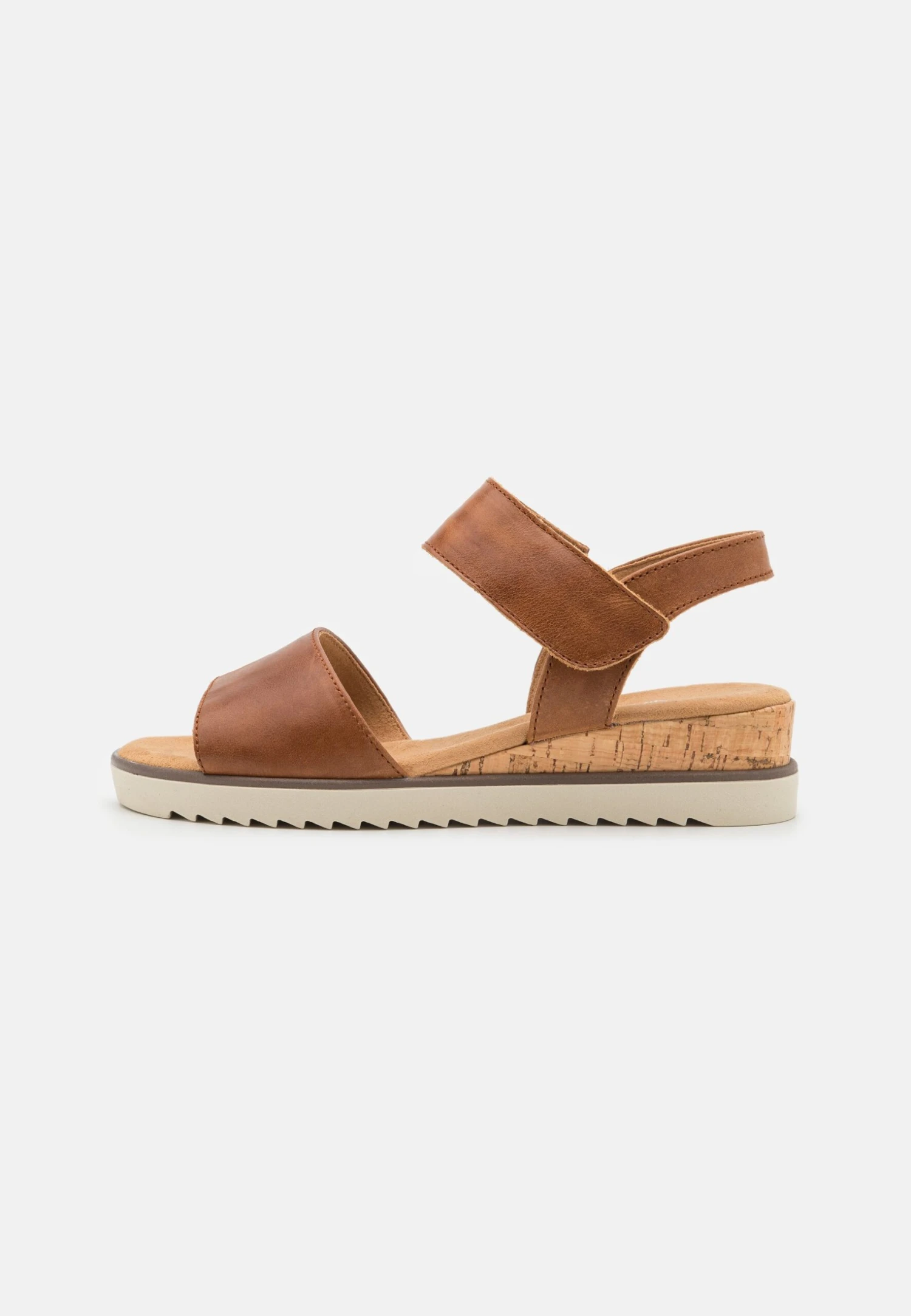 Gabor Comfort Sandalen Met Sleehak - Cognac 4 Gabor Comfort Sandalen Met Sleehak - Cognac - Afbeelding 2