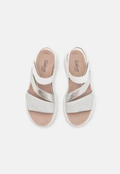 Gabor Comfort Sandalen Met Plateauzool - Silber/Weiss 13 Gabor Comfort Sandalen Met Plateauzool - Silber/Weiss -Gabor Comfort Verkoopwinkel dec4a0fa37bb4473bc6efc590b073ec7